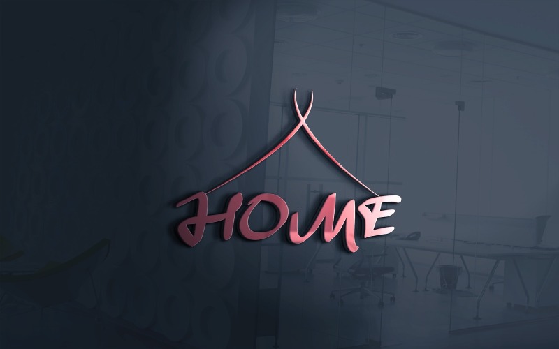 Simple Home Logo Template Vector File
