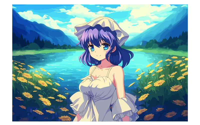 Vecteur d'illustration de personnage Hettie Edwyna