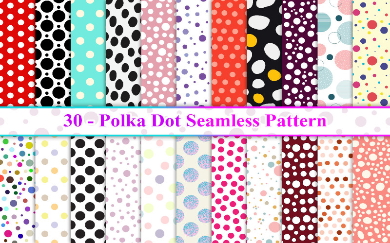 Polka Dot Naadloos Patroon, Dot Naadloos Patroon, Polka Dot Patroon, Abstract Naadloos Patroon