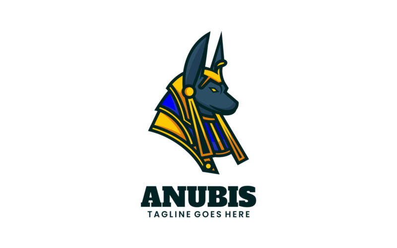 Anubis Simple Mascot Logo Design