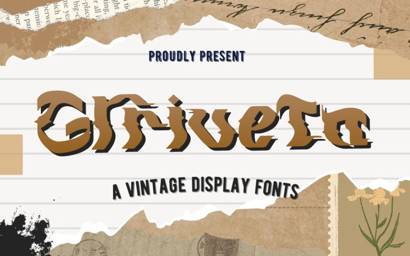 Griveta - Fonte Vintage Blackletter