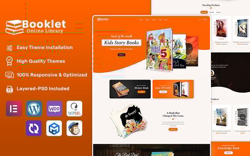 Broschüre - Buchladen-WooCommerce-Theme