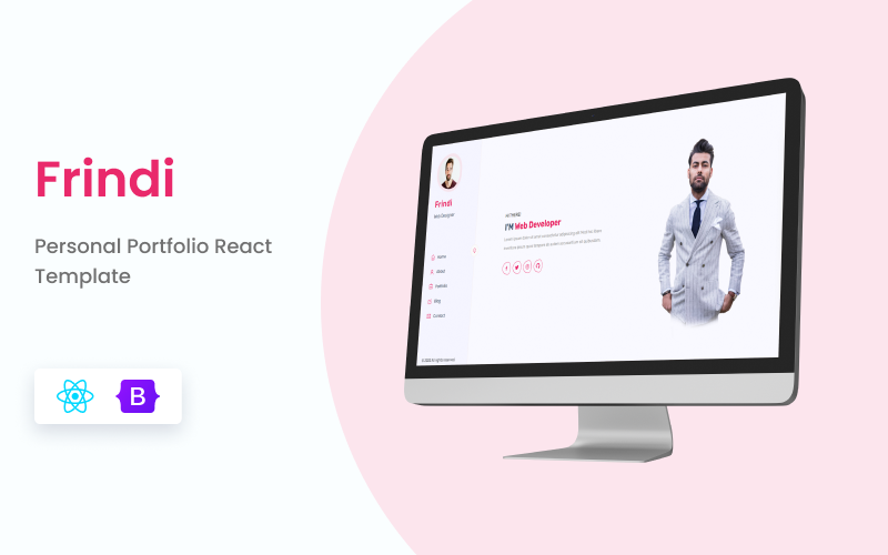 Frindi – Šablona reakce na osobní portfolio