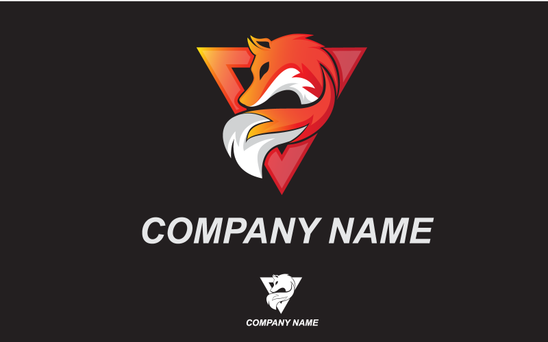 Logo Renard Moderne Minimaliste