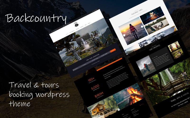 Backcountry Seyahat ve Turlar Wordpress Teması