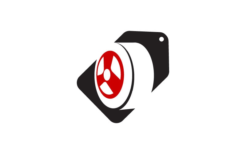 轮胎车销售标志模板