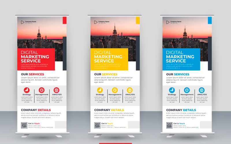 Business professional roll up banner lub Business roll up standee do celów prezentacji