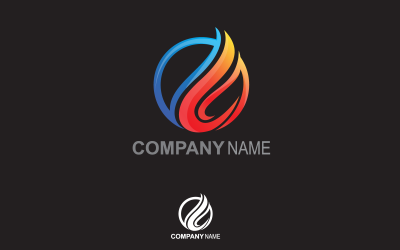 lettera D Leaf Logo Minimalista moderno