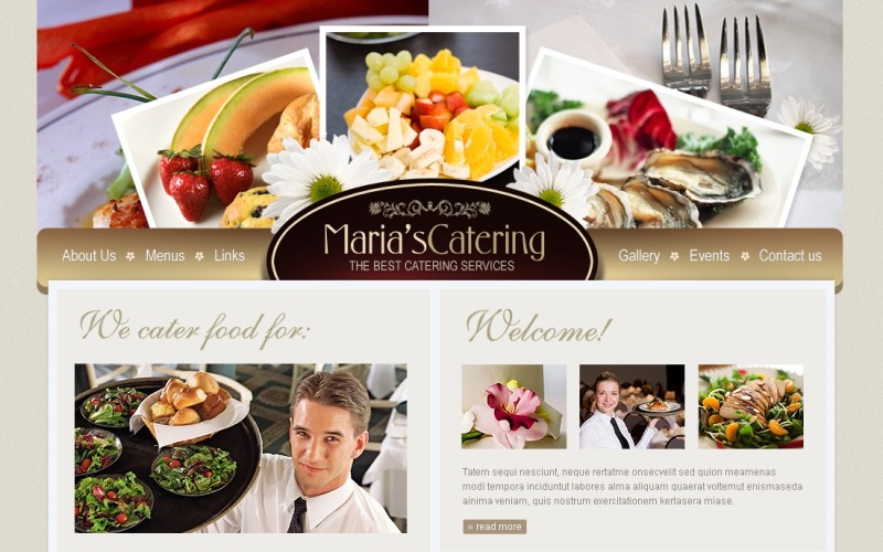 Catering SWiSH Template Template SWiSH №33172