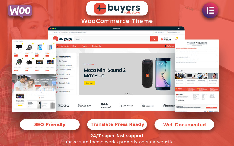 Buyers Bulk Store — оптовый магазин WooCommerce и магазин электроники