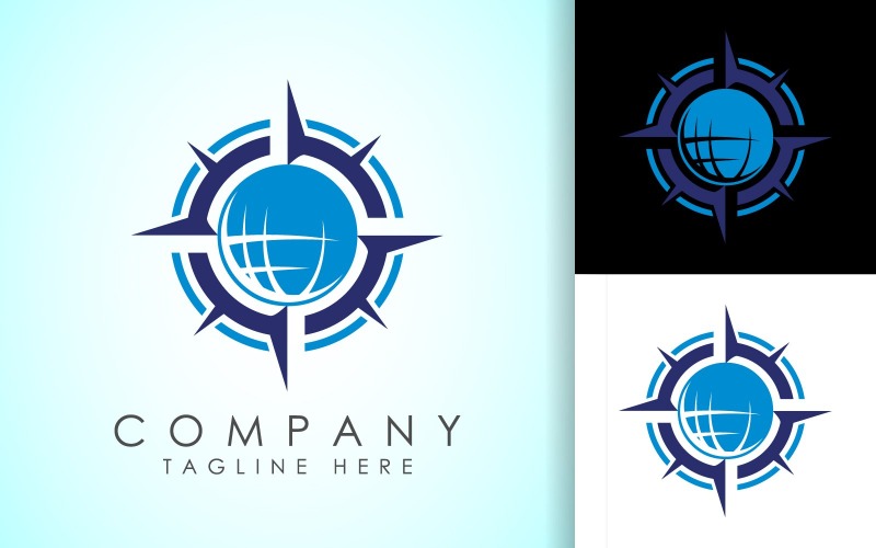 Coastal Logo, Compass Logo Concept #331151 - TemplateMonster