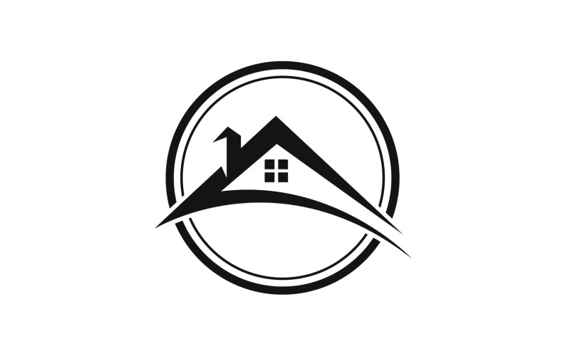 Casa edificio proprietà vendere logo vettoriale v31