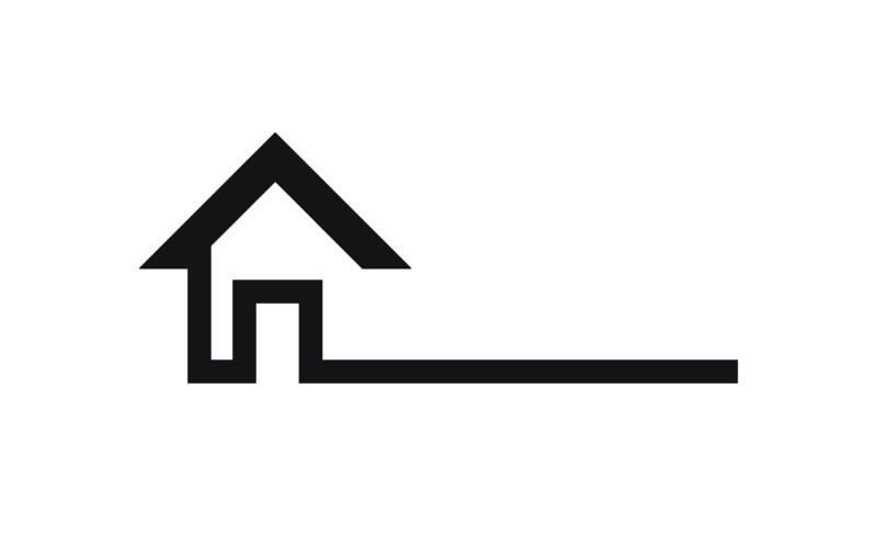 房屋建筑物业出售标志矢量 v6