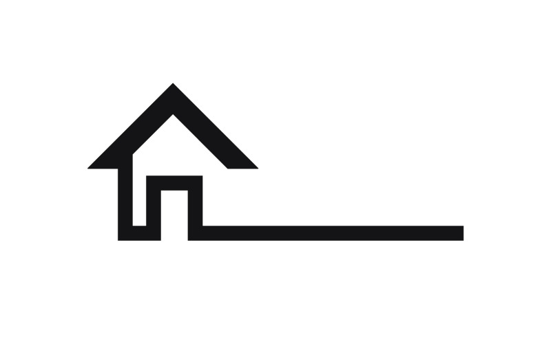 Logo-Vektor v6 für den Verkauf von Wohneigentum