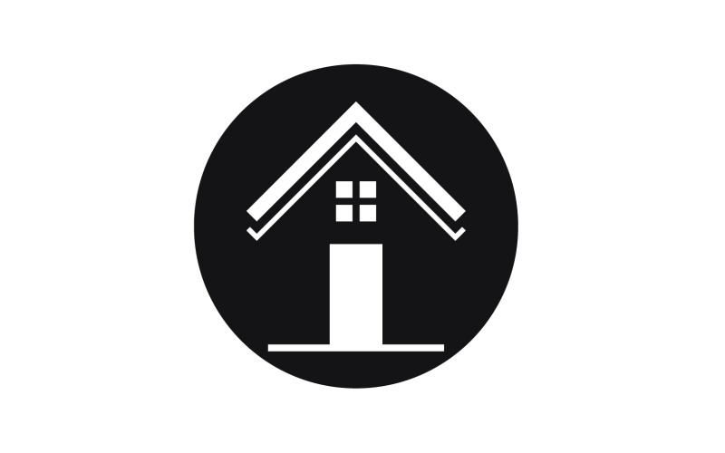 Maison construction propriété vendre logo vecteur v17