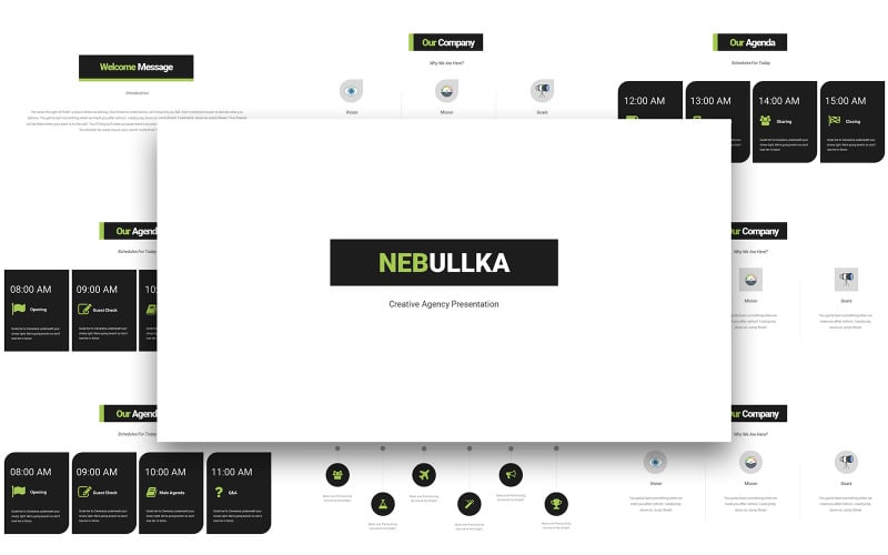 Nebullka Corporate Google Slides Template