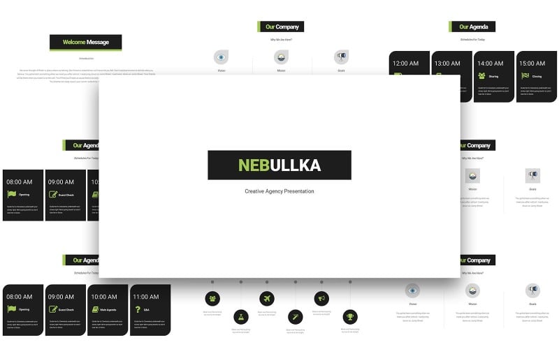 Nebullka 公司主题演讲模板