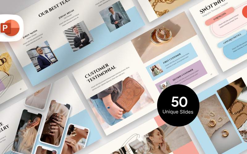珠宝展示模板