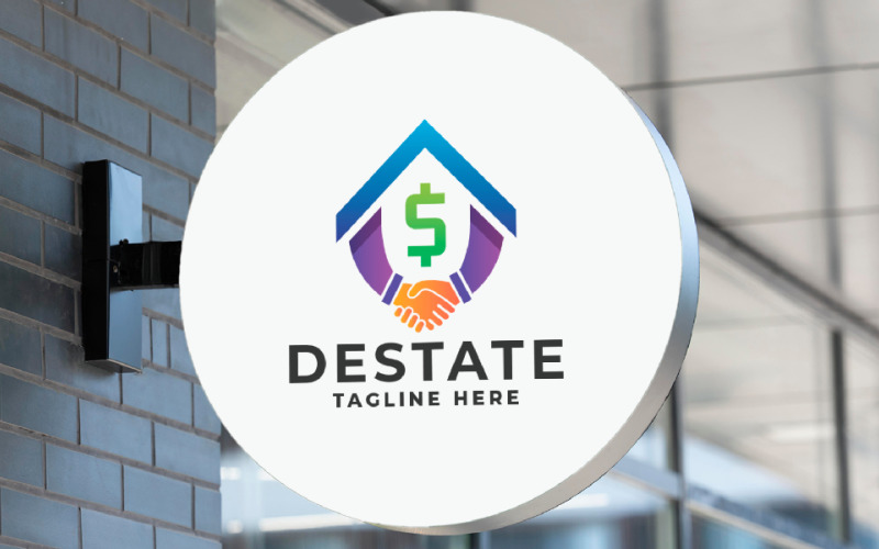 Deal Estate Pro Logo Şablonu