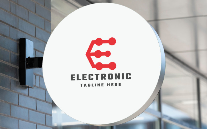E-Pro-Logo-Vorlage für den elektronischen Brief