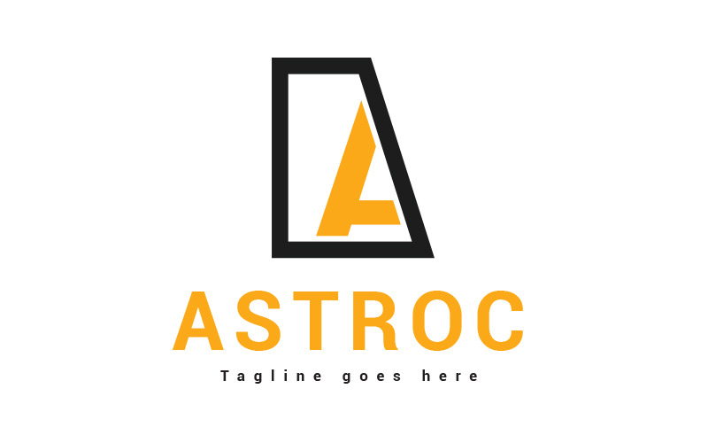 Yaratıcı Harf A inşaat logo tasarımı