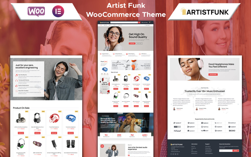 Artiste Funk Boutique de musique et daudio