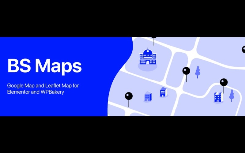 BS Maps - Google Map et Leaflet Map pour Elementor et WPBackery GRATUITEMENT
