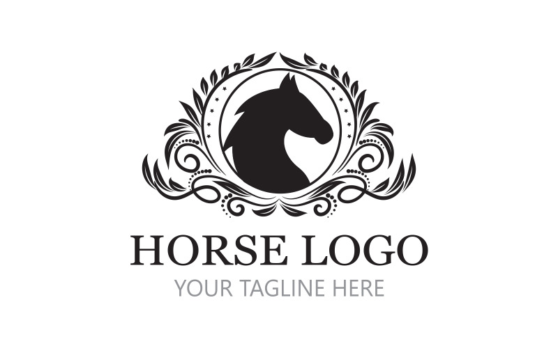 Paardenlogo voor het hele bedrijf
