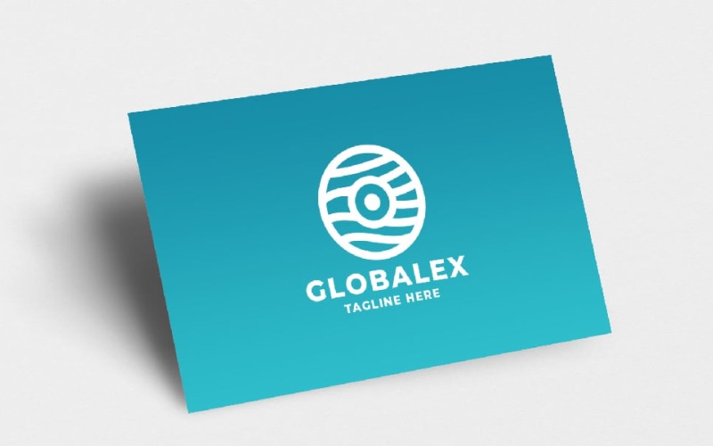 Modèle de logo Global Vision Pro