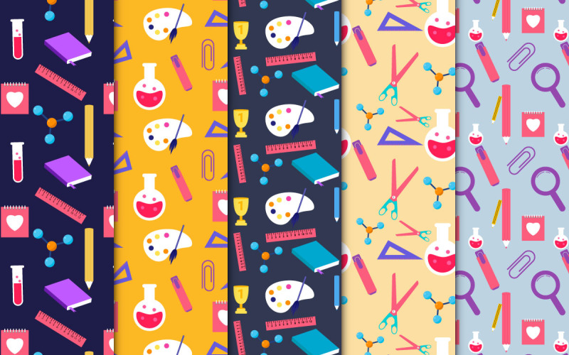 Arka plan deseni paket vektörünü inceleyin