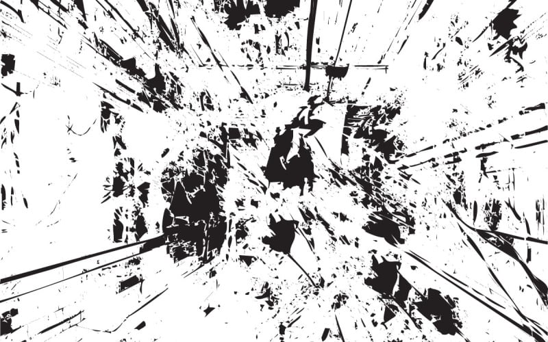 Broken surface grunge effect vector