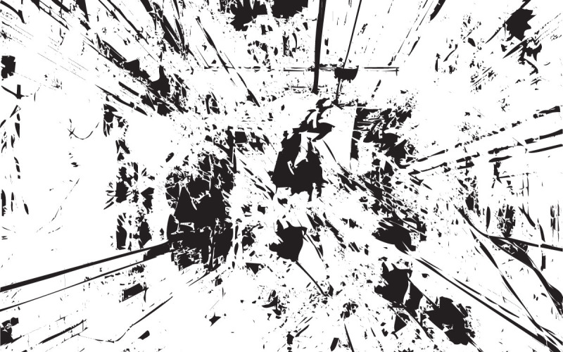 Vettore effetto grunge superficie rotta