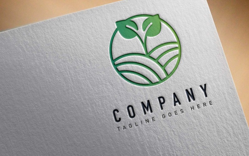 Agro Farm Logotyp Designmall
