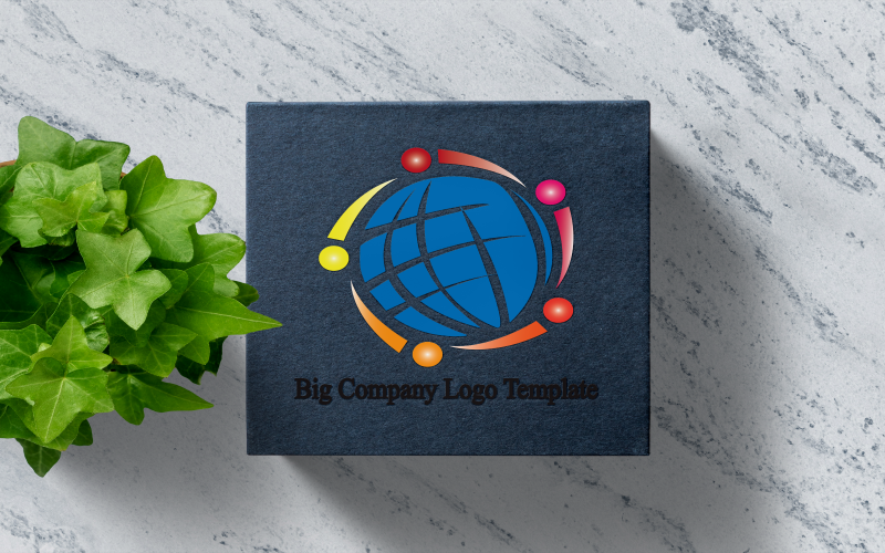 Modèle de logo de grande entreprise