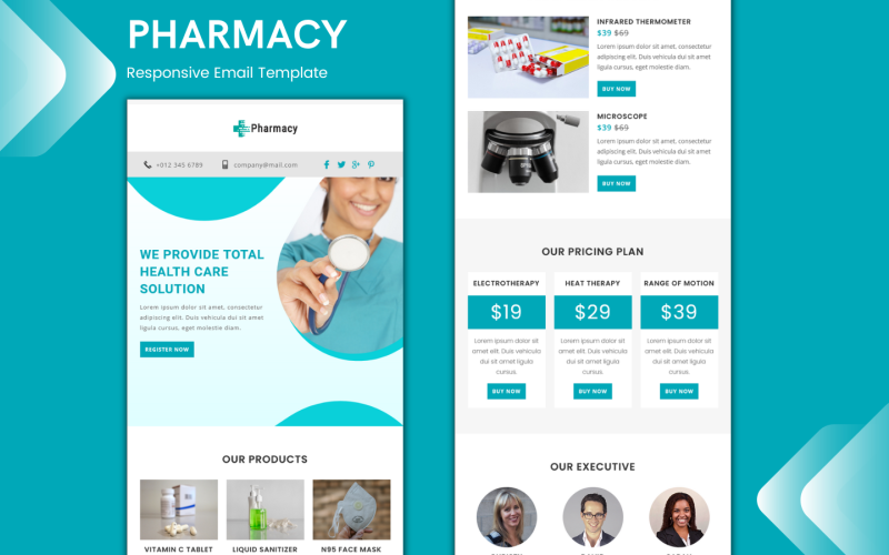 Personal Portfolio Responsive Email Template