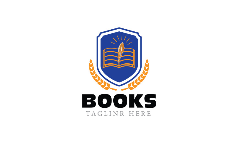 Boeken Logo voor alle educatieve programma's