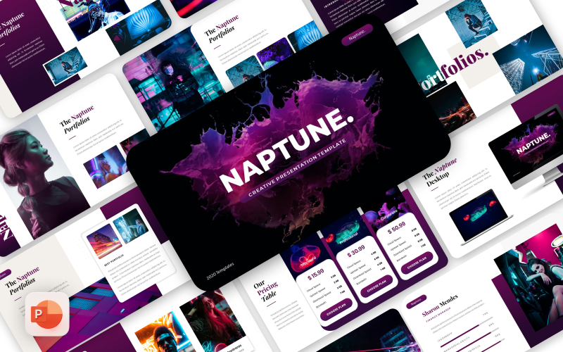 Naptune – креативний бізнес-шаблон PowerPoint