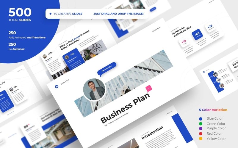 Plano de negócios - 2023 Professional Business Google Slides