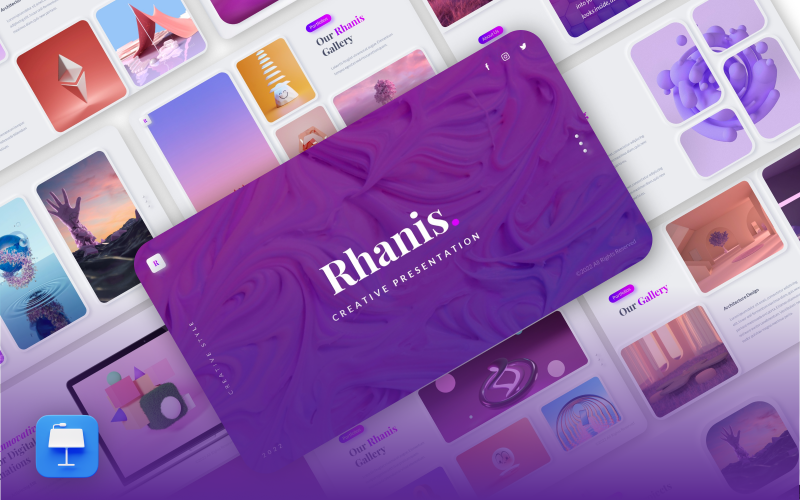 Rhanis - Modello di Keynote aziendale creativo
