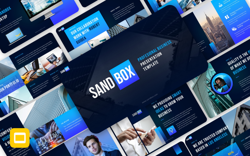 SandBox - modelo de slides do Google para negócios