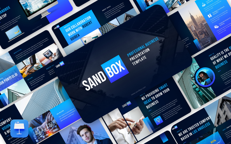 SandBox – šablona Business Keynote