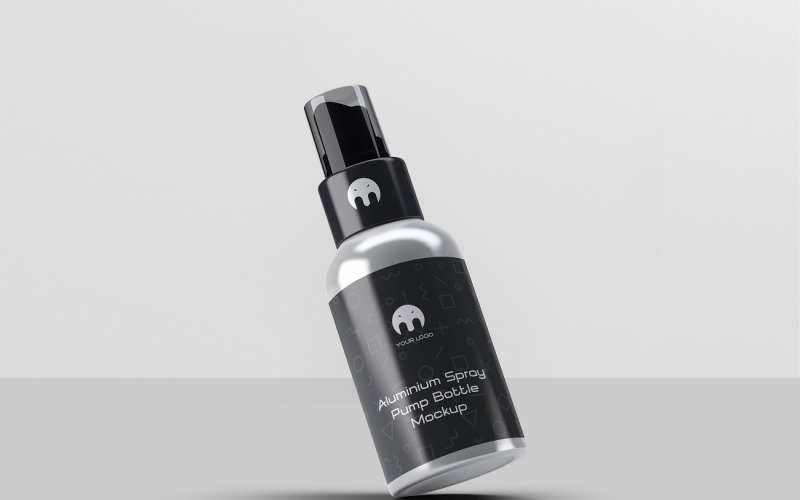 Flacone spray in alluminio Mockup 2