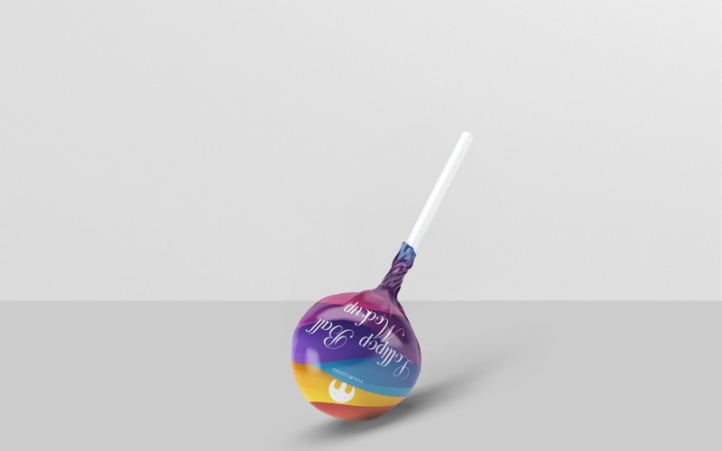 Lolipop Topu Şeker Maketi 7