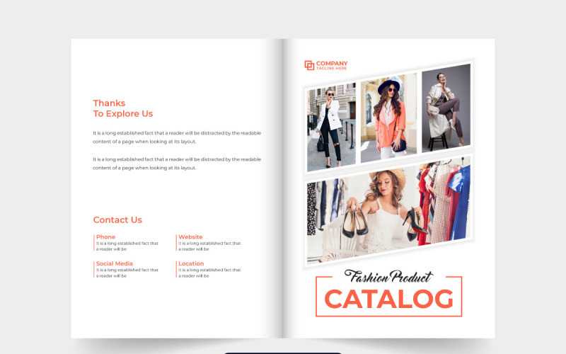 Modeartikel-Katalog-Cover-Design-Vektor