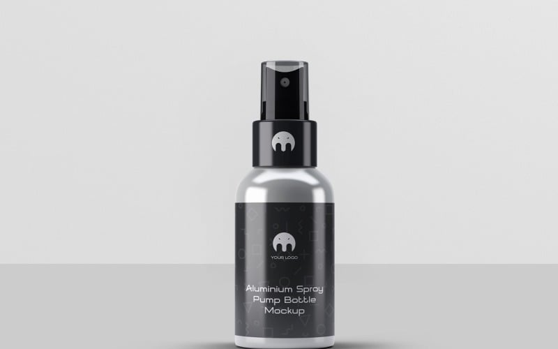 Modell einer Aluminium-Sprühflasche 1