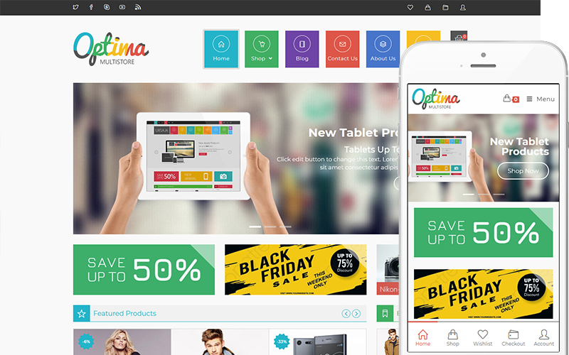 Optima - Tema Multiuso WooCommerce
