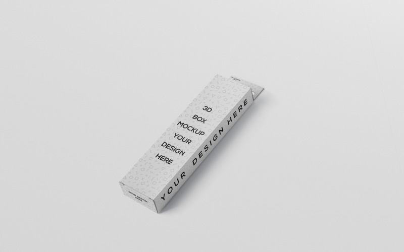 Rettangolo Slim High con Hanger Box Mockup 2