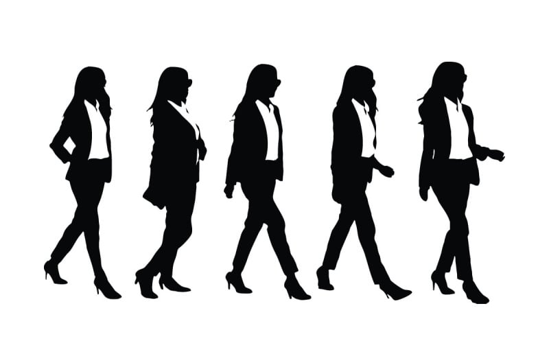 Silhouette d'homme d'affaires anonyme