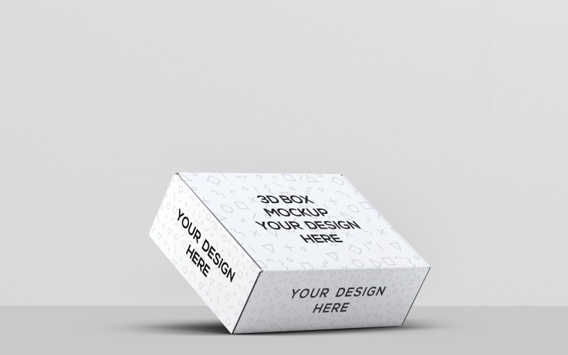 Maqueta de Caja de Cartón de Correo 5