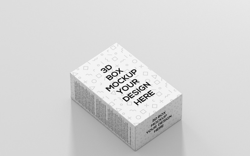 Mockup de Caja de Cereales Tamaño Grande 4
